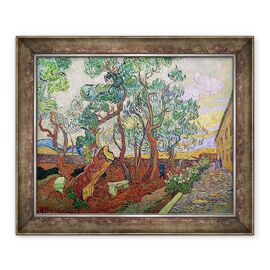 Tablou inramat - Vincent van Gogh - Gradina Spitalului Sf. Paul din St. Remy - - Roveli