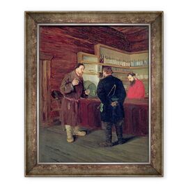 Tablou inramat - Timophej Mosgov - O taverna - - Roveli