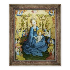 Tablou inramat - Stephan Lochner - Madonna in Rose Bower - - Roveli