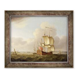 Tablou inramat - Thomas Mellish - Transport maritim in estuarul Tamisei - - Roveli