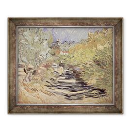 Tablou inramat - Vincent van Gogh - Un drum in St Remy cu figuri de sex feminin - - Roveli