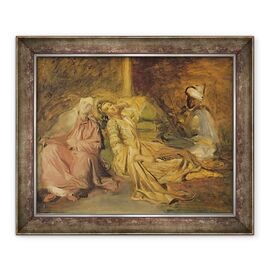 Tablou inramat - Theodore Chasseriau - Studiu pentru interiorul unui harem - - Roveli