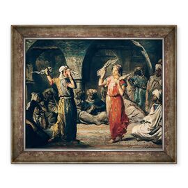 Tablou inramat - Theodore Chasseriau - Dansul batistelor - - Roveli