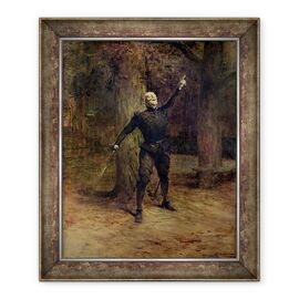 Tablou inramat - Theobald Chartran - Coquelin constant 1841-1909 ca Cyrano de Bergerac - - Roveli