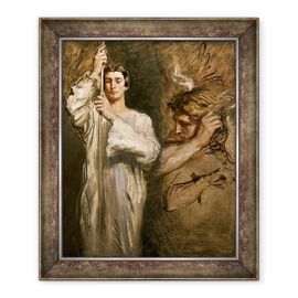 Tablou inramat - Theodore Chasseriau - Tanarul care detine o cruce - - Roveli