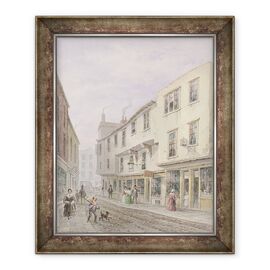 Tablou inramat - Thomas Hosmer Shepherd - Casa veche la intrarea in piele Lane - - Roveli