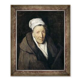 Tablou inramat - Theodore Gericault - Femeia cu jocuri de noroc Mania - - Roveli