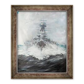 Tablou inramat - Vincent Alexander Booth - HMS Hood 2, 2016 - - Roveli