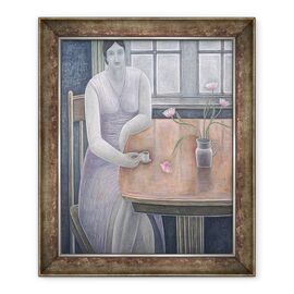 Tablou inramat - Ruth Addinall - Femeie cu Cupa Mica - - Roveli