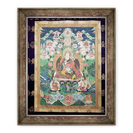 Tablou inramat - Scoala Tibetana - Tanka din Padmasambhava - - Roveli