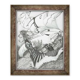 Tablou inramat - Vincent Alexander Booth - Creatorii de furtuni Java Marea, 2017 - - Roveli