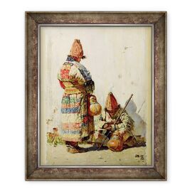 Tablou inramat - Vasili Vasilievich Vereshchagin - in Turkestan - - Roveli