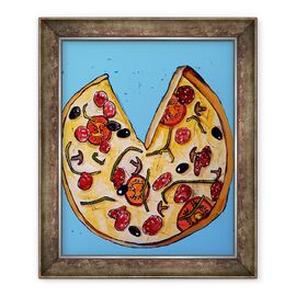 Tablou inramat - Sarah Thompson-Engels - Pizza,2017 - - Roveli