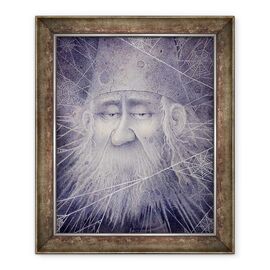 Tablou inramat - Wayne Anderson - Merlin transformat in piatra, 2000 - - Roveli