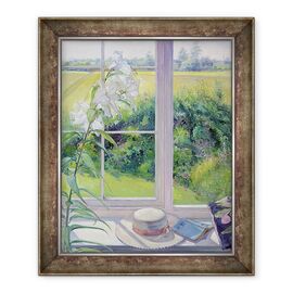 Tablou inramat - Timothy Easton - Scaun fereastra si crin II - - Roveli