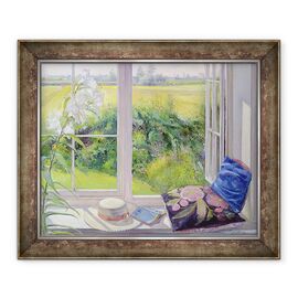 Tablou inramat - Timothy Easton - Scaun fereastra si crin I - - Roveli