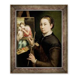 Tablou inramat - Sofonisba Anguissola - Autoportret la sevalet - - Roveli