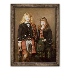Tablou inramat - John Everett Millais - Doi Bairns - - Roveli
