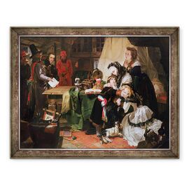Tablou inramat - Edward Matthew Ward - Ultima despartire a Marie-Antoinette si a Fiului ei - - Roveli