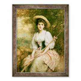 Tablou inramat - Samuel Luke Fildes - Doamna Stuart M. Samuel ca Phyllida - - Roveli