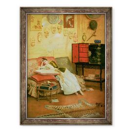 Tablou inramat - Georges Croegaert - La Liseuse - - Roveli