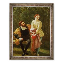 Tablou inramat - Frederick Richard Pickersgill - Orsino si Viola - - Roveli