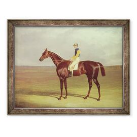Tablou inramat - John Frederick Herring Snr - Carja domnului M. Stanley pe Newmarket Heath - - Roveli