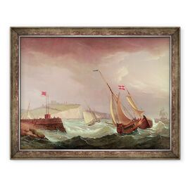 Tablou inramat - Thomas Whitcombe - Transport de pe Dover - - Roveli