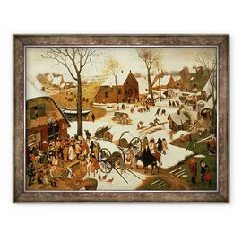 Tablou inramat - Pieter Brueghel the Younger - Recensamant la Betleem - - Roveli