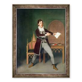 Tablou inramat - Samuel de Wilde - Charles Farley 1771-1859 in rolul lui Francisco in O poveste de mister de Thomas Holcroft, la Teatrul Covent Garden - - Roveli