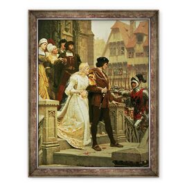 Tablou inramat - Edmund Blair Leighton - Apel la arme - - Roveli