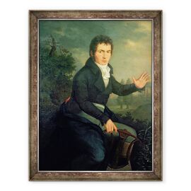 Tablou inramat - Willibrord Joseph Mahler - Ludvig van Beethoven 1770-1827 - - Roveli