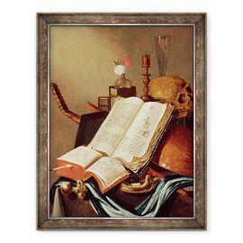 Tablou inramat - Edwaert Colyer - Vanitas Natura moarta - - Roveli