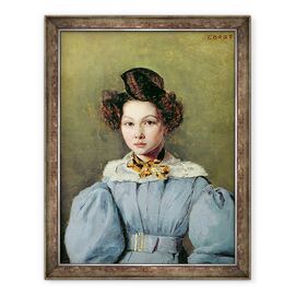 Tablou inramat - Jean Baptiste Camille Corot - Marie Louise Sennegon - - Roveli