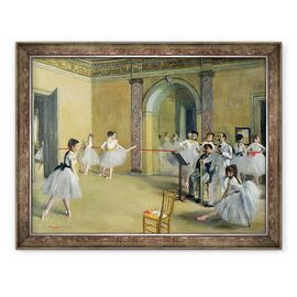 Tablou inramat - Edgar Degas - Foaierul de dans la Opera de pe strada Le Peletier - - Roveli