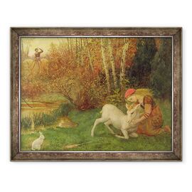 Tablou inramat - Arthur Hughes - Slabiciul Alb - - Roveli