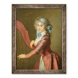 Tablou inramat - Adele Romany - Portretul unui Tanar Harpist - - Roveli