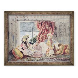Tablou inramat - Charles Emile Callande de Champmartin - Tripoli - - Roveli