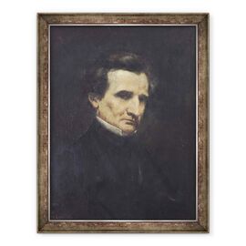 Tablou inramat - Gustave Courbet - Hector Berlioz 1803-69 1850 - - Roveli