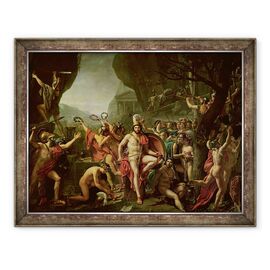 Tablou inramat - Jacques Louis David - Leonidas la Termopile, 480 i.Hr. - - Roveli