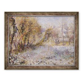 Tablou inramat - Pierre Auguste Renoir - Peisaj cu zapada - - Roveli