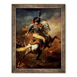 Tablou inramat - Theodore Gericault - Ofiter al husarilor - - Roveli
