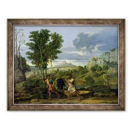Tablou inramat - Nicolas Poussin - Toamna, sau ciorchinele de struguri luate din tara Promisa - - Roveli
