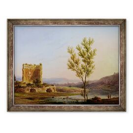 Tablou inramat - Pierre Henri de Valenciennes - Vedere spre marginea Romei - - Roveli