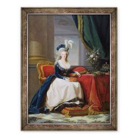 Tablou inramat - Elisabeth Louise Vigee-Lebrun - Marie-Antoinette 1755-93 1788 - - Roveli