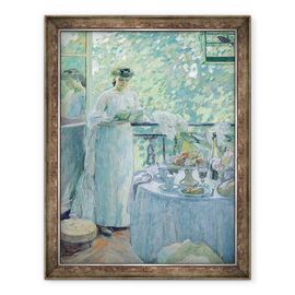 Tablou inramat - Henri Ottmann - Femeie pe balcon - - Roveli