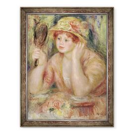Tablou inramat - Pierre Auguste Renoir - Femeie cu o oglinda - - Roveli