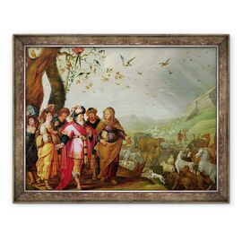 Tablou inramat - Hans III Jordaens - Arca lui Noe - - Roveli