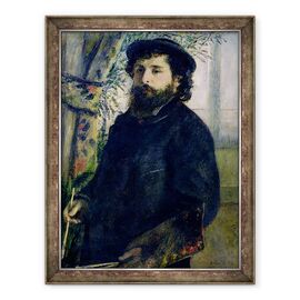 Tablou inramat - Pierre Auguste Renoir - Portretul lui Claude Monet 1840-1926 1875 - - Roveli