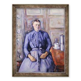 Tablou inramat - Paul Cezanne - Femeie cu o oala de cafea - - Roveli